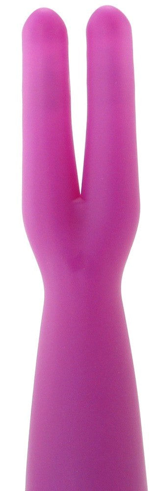 Nasstoys Naughty Climaxer Rechargeable Purple Silicone Vibrator - - Clit Ticklers and Pulsators