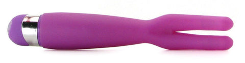 Nasstoys Naughty Climaxer Rechargeable Purple Silicone Vibrator - Clit Ticklers and Pulsators