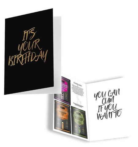 Kama Sutra Naughty Notes Greeting Card Its Your Birthday with Position Tips - Sex Games, Coupons and Tricks