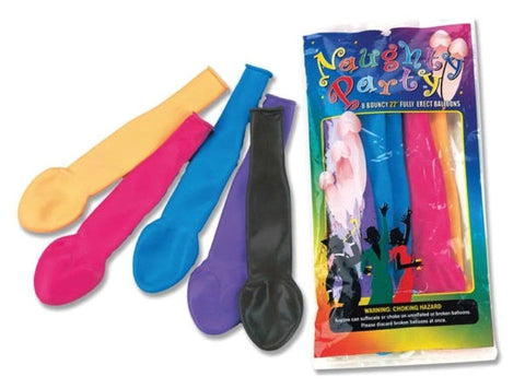 BDStyle Naughty Party 22 inch Fully Erect Balloons 8pcs Adult Party Decorations - Sex Games, Coupons and Tricks