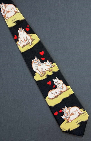 Hua Novelties Naughty Pig Neck Tie Conversation Starter Accessory - Fancy Dress Ups