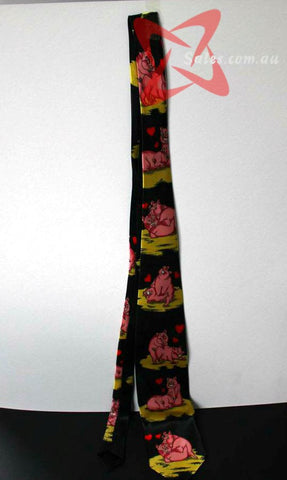 Hua Novelties Naughty Pig Neck Tie Conversation Starter Accessory - Fancy Dress Ups