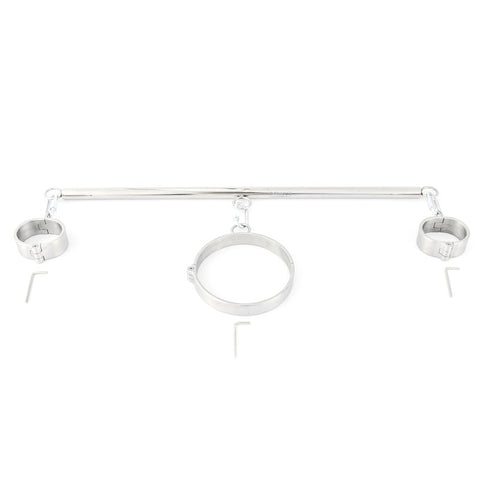 BDStyle Neck & Wrist Restraint With Spreader Bar Complete Bondage Control - Spreaders and Hangers