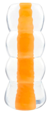 Neon Jelly Mens Pleasure Stroker Max Stamina Support Textured Masturbator - Masturbators and Strokers