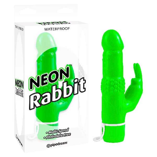 Pipedream Products Neon Luv Touch Rabbit Vibrator Dual Action - Rabbit Vibrators