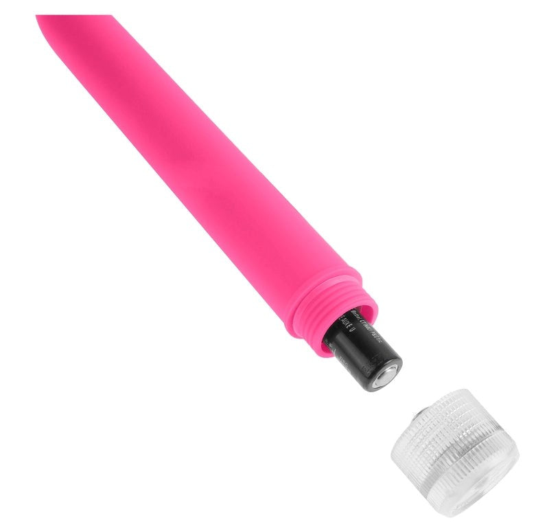 Pipedream Neon Luv Touch Slims Bullet Vibrator Pink Clitoral Stimulation - Waterproof Vibrators
