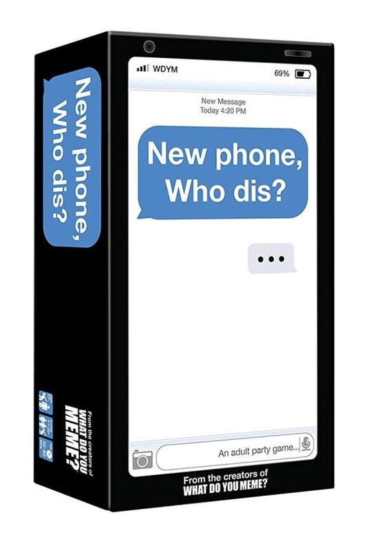 What Do You Meme New Phone Who Dis? Card Game for Adult Party Entertainment - - Sex Games, Coupons and Tricks