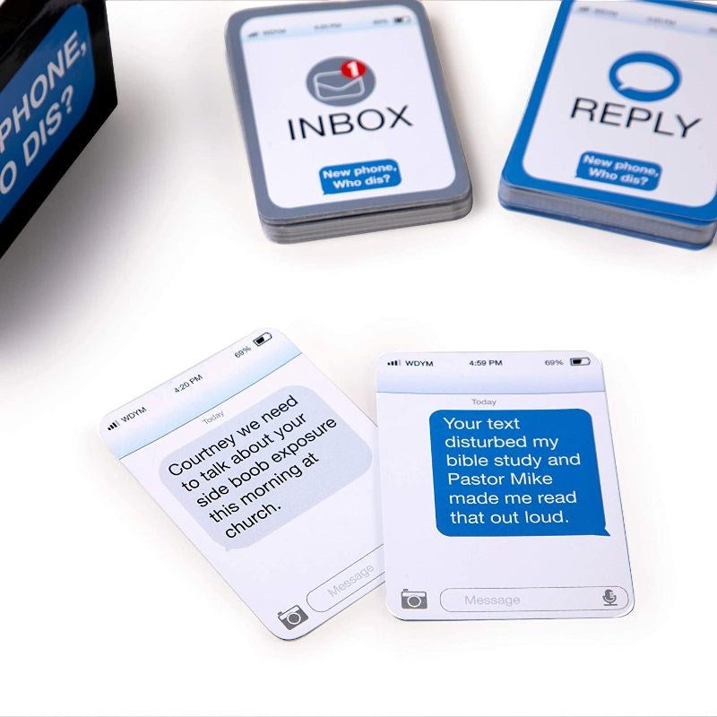 What Do You Meme New Phone Who Dis? Card Game for Adult Party Entertainment - - Sex Games, Coupons and Tricks