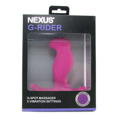 Nexus Sex Toys G RIDER Pink Dual Stimulation Delight Prostate Massager - G-Spot Vibrators