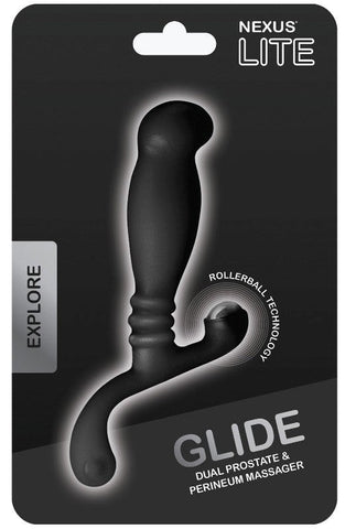 Nexus Glide Snug Fit Cock Rings with Stainless Steel Roller Ball - Prostate Toys