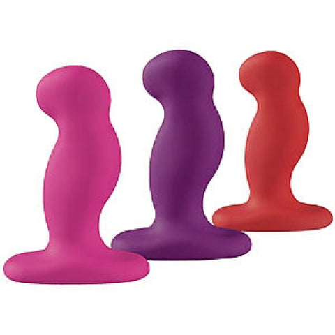 Nexus GPLAY Multi Pack Three Size Anal Plug Set with Vibration - Prostate Toys