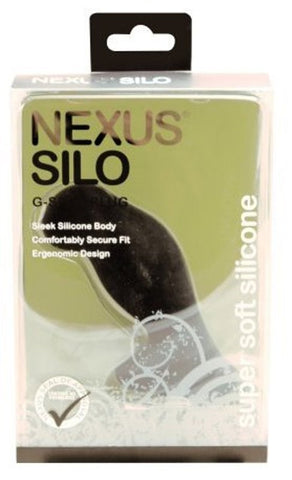 Nexus Sex Toys Silo Black Prostate Massager with Bulbous Head Design - Prostate Toys