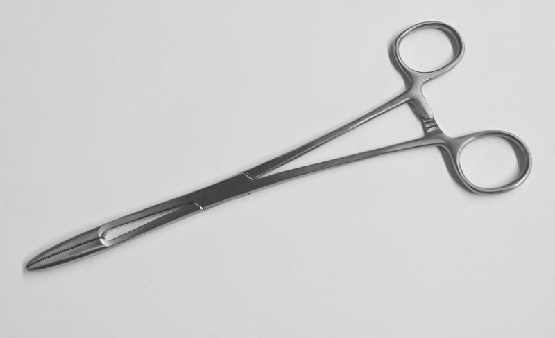 Hells Couture Nipple and Tongue Steel Forceps Medical Grade Steel - - Dental and Clinical