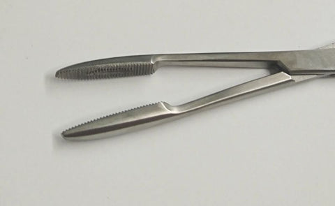 Hells Couture Nipple and Tongue Steel Forceps Medical Grade Steel - Dental and Clinical