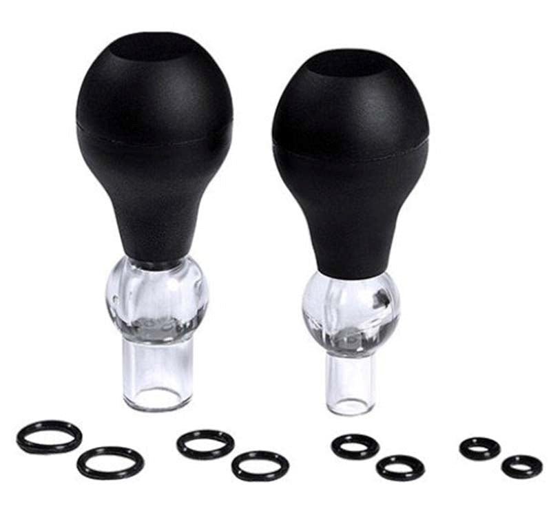 Seven Creations Nipple Pump 10 Piece Set with Complete Suction System - - Breast and Nipple Toys
