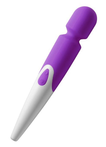 XR Brands Nirvana Waterproof Silicone 10 Mode Wand Massager Clitoral Vibrator - Waterproof Vibrators