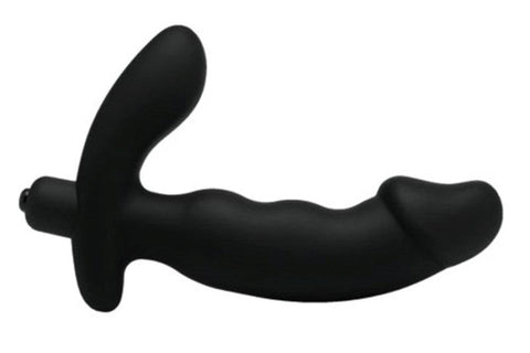 XR Brands Nomad Silicone Prostate Vibe with Dual Stimulation - Prostate Toys