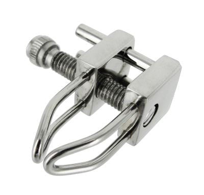 XR Brands Nose Shackle Stainless Steel Silver Adjustable Pressure Clamp - Spreaders and Hangers