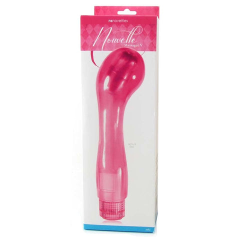 NS Novelties Nouvelle V Massager in Pink Clitoral Vibrator USB Rechargeable - Bullet Vibrators