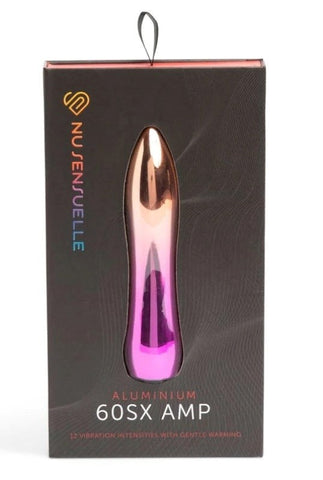 Nu Sensuelle Aluminium 60SX AMP Ombre Premium Aluminum Vibrator - Clit Ticklers and Pulsators