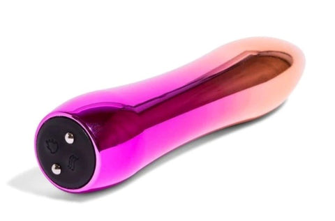 Nu Sensuelle Aluminium 60SX AMP Ombre Premium Aluminum Vibrator - Clit Ticklers and Pulsators