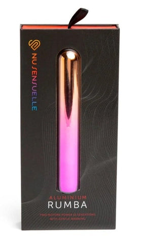 Nu Sensuelle Aluminium Rumba Ombre Dual Motor Warming Vibrator - Bullet Vibrators