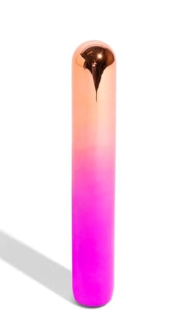 Nu Sensuelle Aluminium Rumba Ombre Dual Motor Warming Vibrator - Bullet Vibrators