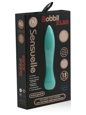 Nu Sensuelle Bobbii Xlr8 Turbo Boost Vibrator for Intense Pleasure - Personal Massagers