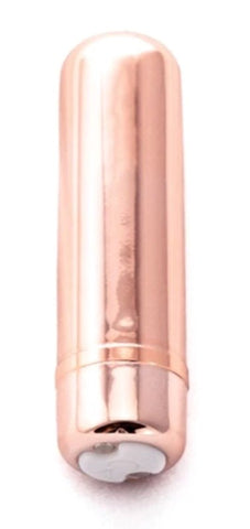 Nu Sensuelle Joie Rechargeable Bullet Rose Gold Clitoral Vibrator - Personal Massagers