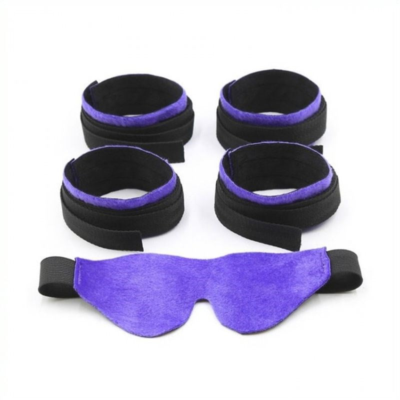 Nylon BDSM 3 PCS Kit Harder, Longer, Better - - Bondage Kits