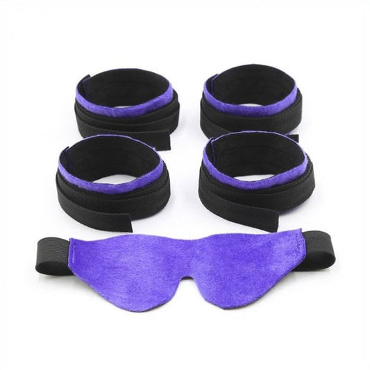 Nylon BDSM 3 PCS Kit Harder, Longer, Better - - Bondage Kits