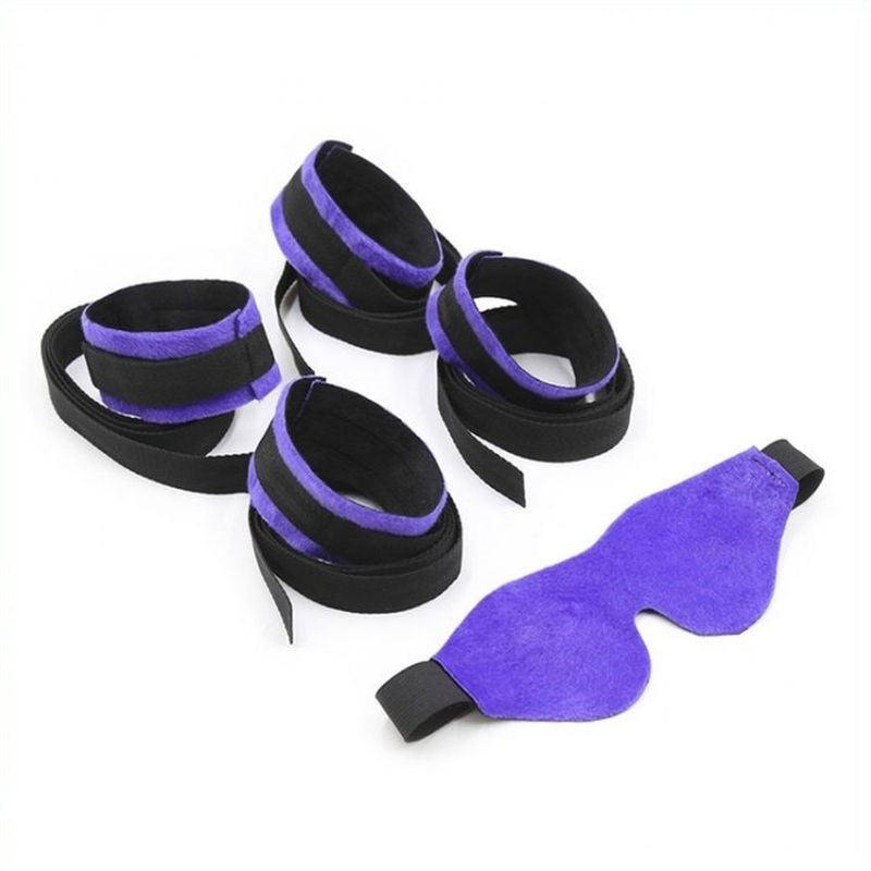 Nylon BDSM 3 PCS Kit Harder, Longer, Better - - Bondage Kits