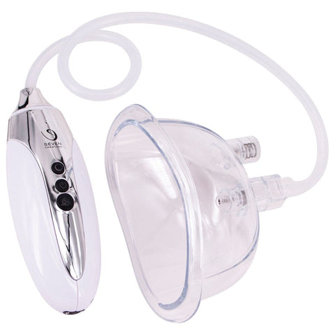 Seven Creations Odessa Rechargeable Vagina Pump with Suction Modes - Pussy And Clit Toys