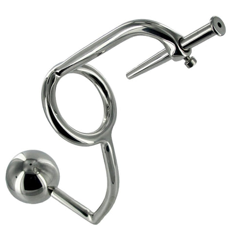 Hells Couture OMG Masterpiece Anal Intruder & Penis Plug Dual Stimulation - Spreaders and Hangers