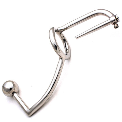 Hells Couture OMG Masterpiece Anal Intruder & Penis Plug Dual Stimulation - Spreaders and Hangers