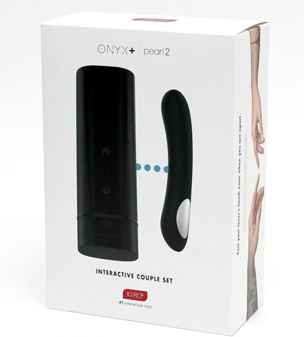 Kiiroo Onyx+ And Pearl2 Couple Set Interactive Long Distance Sex Toys - Masturbators and Strokers