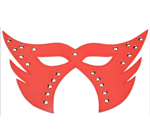 BDStyle Open Bondage Eye Mask Light Premium Faux Leather Sensory Play - Fancy Dress Ups