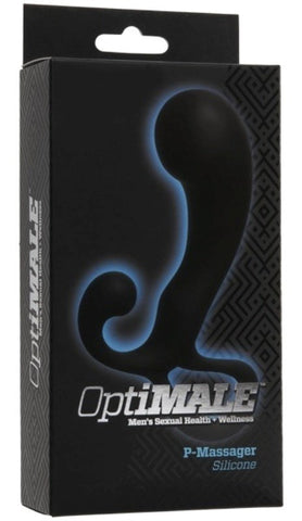 Doc Johnson Optimale P Massager Black Prostate Stimulation Sex Toy - Prostate Toys