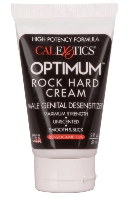 California Exotics Optimum Rock Hard Cream 2oz Desensitizing Enhancement - - Sex Pheromones and Perfumes