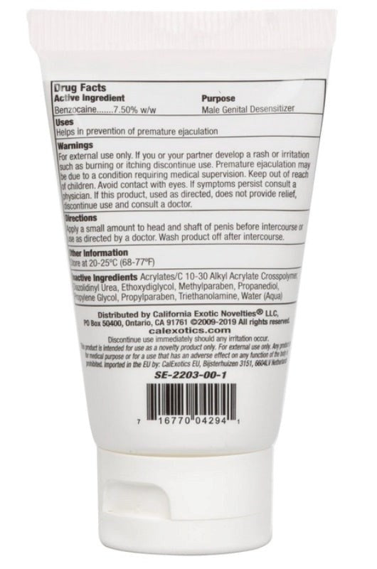 California Exotics Optimum Rock Hard Cream 2oz Desensitizing Enhancement - - Sex Pheromones and Perfumes