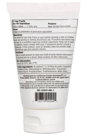 California Exotics Optimum Rock Hard Cream 2oz Desensitizing Enhancement - Sex Pheromones and Perfumes