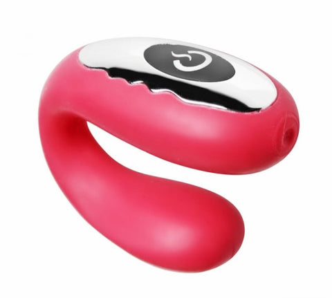 XR Brands Oralee Oral 5x Rechargeable Vibe U Shaped Clitoral Vibrator - G-Spot Vibrators
