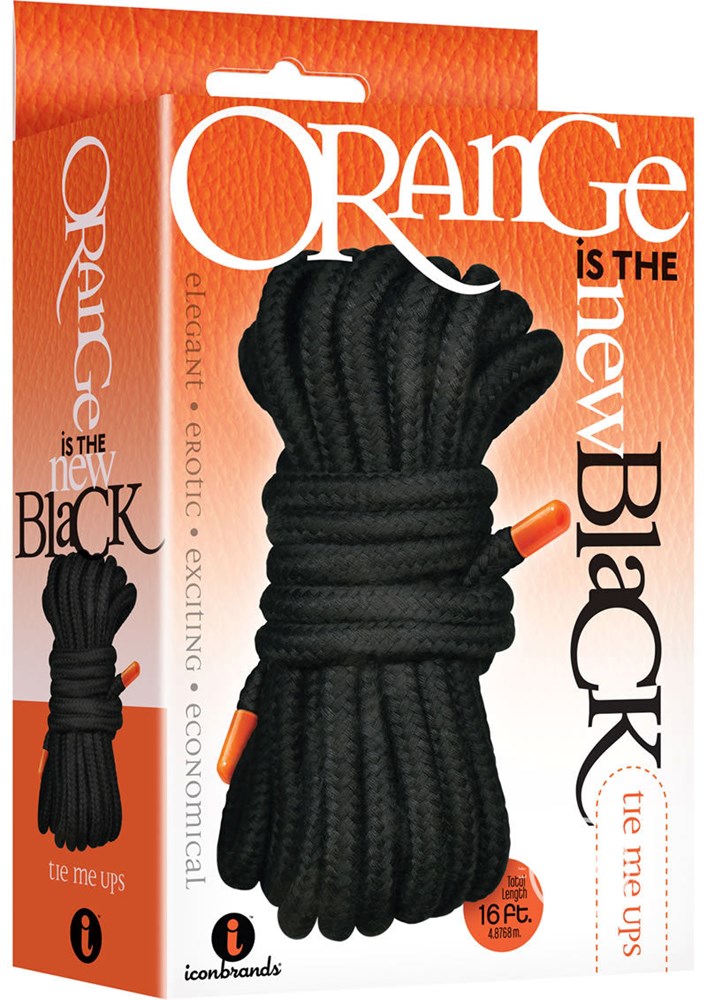Icon Brands Orange is The New Black Tie Me Up Bondage Rope - Cuffs and Restraints