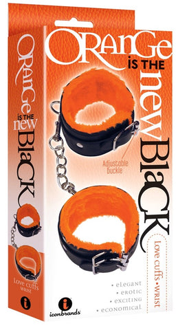 Icon Brands Orange is The New Black Wrist Love Cuffs Bondage Restraints - Cuffs and Restraints