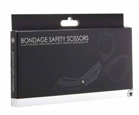 Shots Toys Ouch Bondage Safety Scissor Black Emergency Release Tool - Dental and Clinical