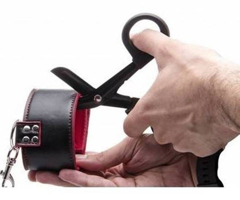 Shots Toys Ouch Bondage Safety Scissor Black Emergency Release Tool - Dental and Clinical