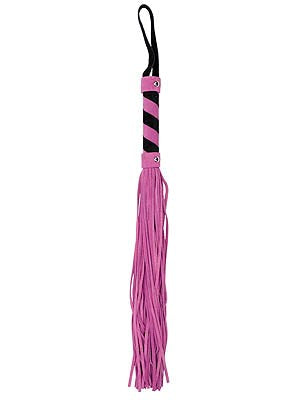 Shots Toys OUCH Leather Whip Premium Leather Impact Play Tool - Whips And Crops