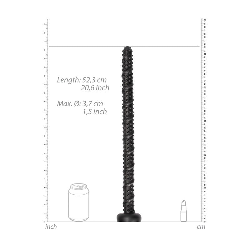 OUCH! Ass Textured Snake Dildo - 55 cm Slide Into Pleasure - - Anal Dildos