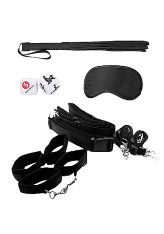 Shots Toys Ouch! Bondage Belt Restraint System with Adjustable Cuffs - Cuffs and Restraints