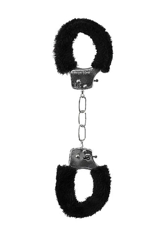 Shots Toys OUCH! BW Beginners Furry Hand Cuffs with Quick Release - Cuffs and Restraints